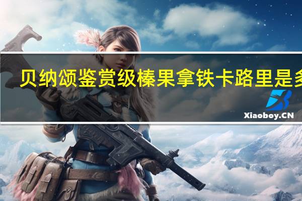 贝纳颂 鉴赏级榛果拿铁卡路里是多少