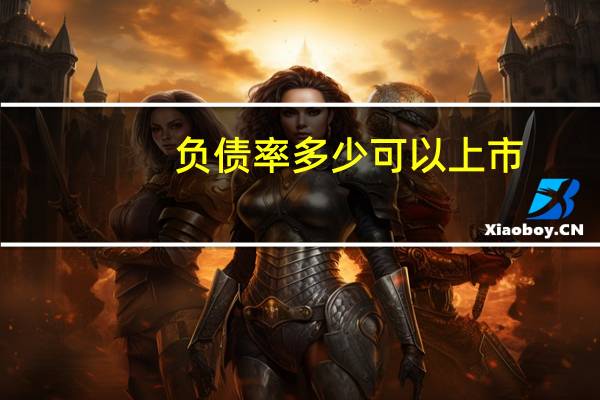 负债率多少可以上市（负债率多少合适）