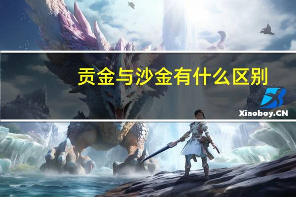 贡金与沙金有什么区别