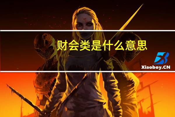 财会类是什么意思