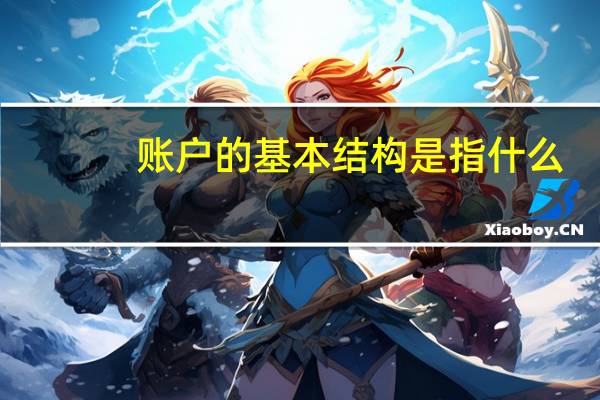账户的基本结构是指什么（账户的基本结构）