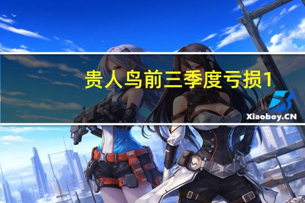 贵人鸟前三季度亏损1.66亿 近1亿元担保贷款逾期待解