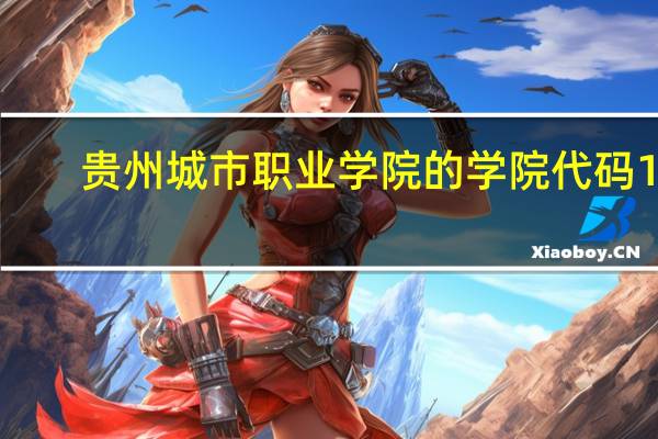 贵州城市职业学院的学院代码10