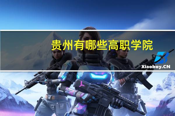 贵州有哪些高职学院