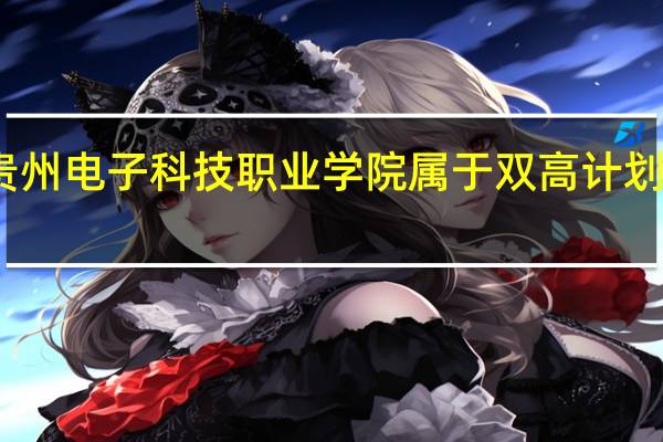 贵州电子科技职业学院属于双高计划院校吗