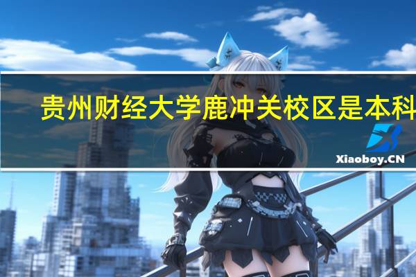 贵州财经大学鹿冲关校区是本科吗