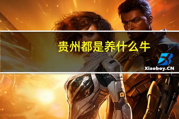 贵州都是养什么牛