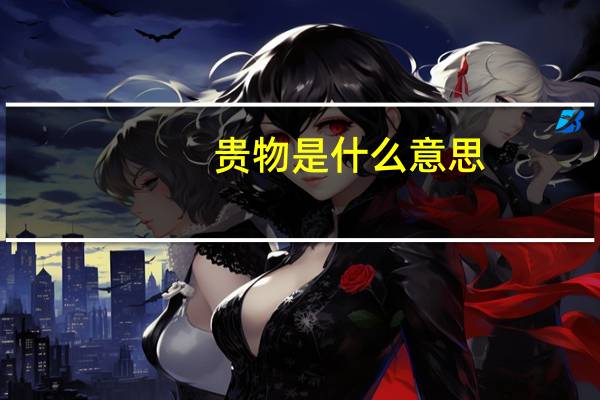 贵物是什么意思