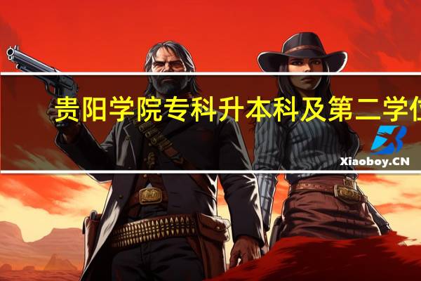 贵阳学院专科升本科及第二学位