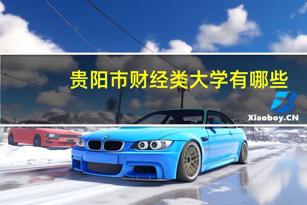 贵阳市财经类大学有哪些