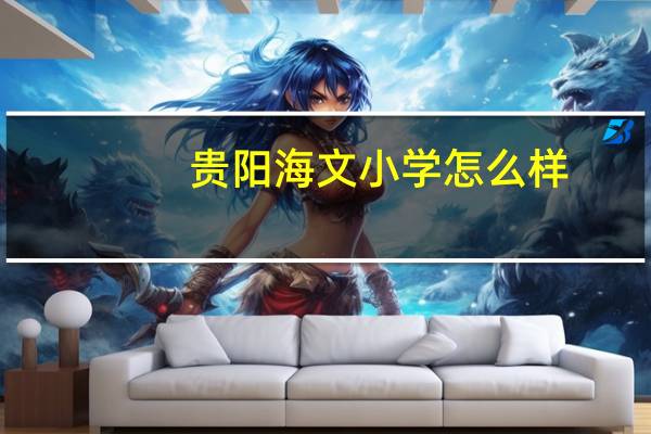 贵阳海文小学怎么样