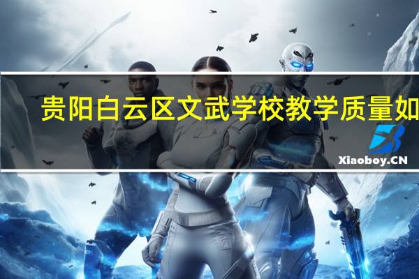 贵阳白云区文武学校教学质量如何
