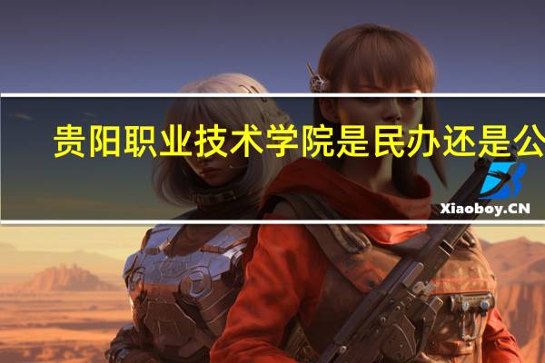 贵阳职业技术学院是民办还是公办