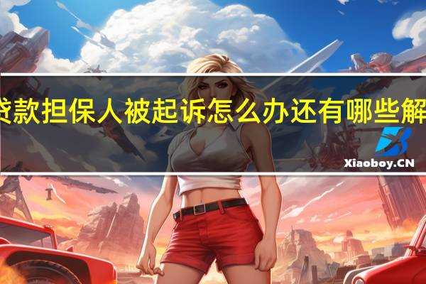 贷款担保人被起诉怎么办 还有哪些解决方法？