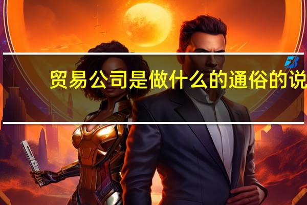 贸易公司是做什么的通俗的说（贸易公司是做什么的）