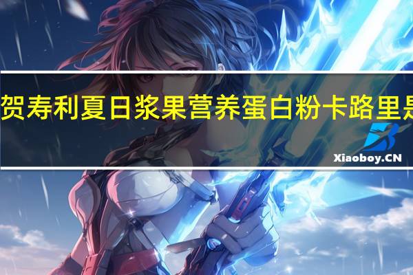 贺寿利 夏日浆果营养蛋白粉卡路里是多少