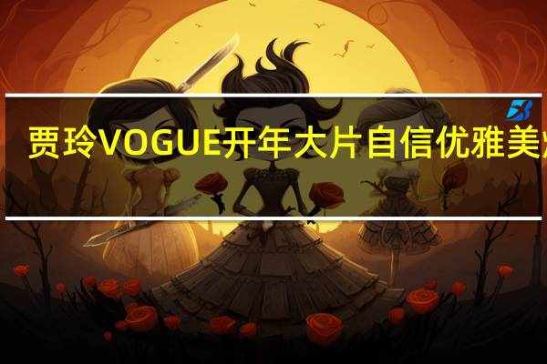贾玲VOGUE开年大片 自信优雅美爆了