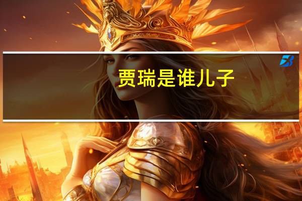 贾瑞是谁儿子