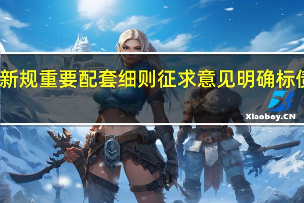 资管新规重要配套细则征求意见 明确标债认定路径