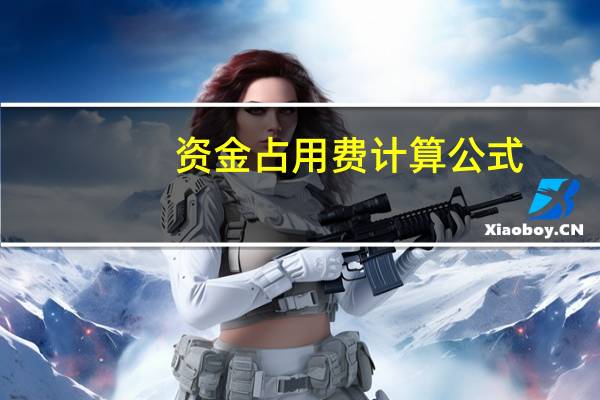 資金占用費計算公式（資金占用費）