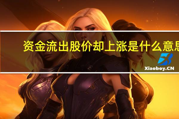 资金流出股价却上涨是什么意思（资金流出股价却上涨）