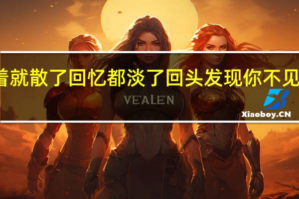 走着走着就散了回忆都淡了回头发现你不见了忽然我乱了