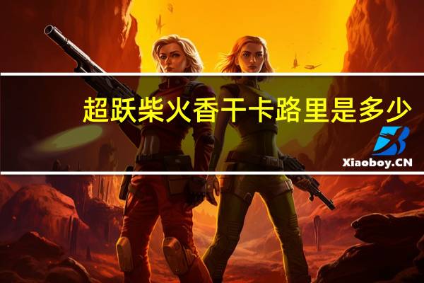 超跃 柴火香干卡路里是多少