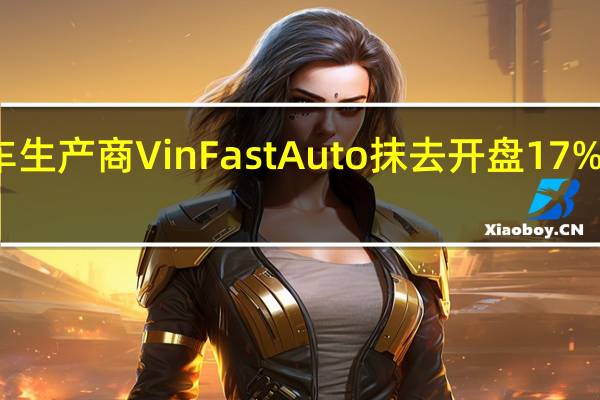 越南电动汽车生产商VinFast Auto抹去开盘17%的跌幅现涨超14%