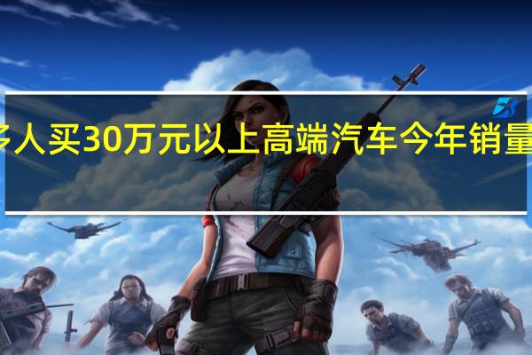 越来越多人买30万元以上高端汽车 今年销量暴涨30% 专家:收入分化明显