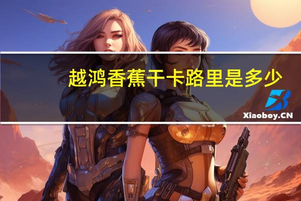 越鸿 香蕉干卡路里是多少