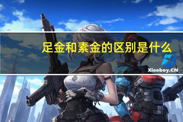 足金和素金的区别是什么