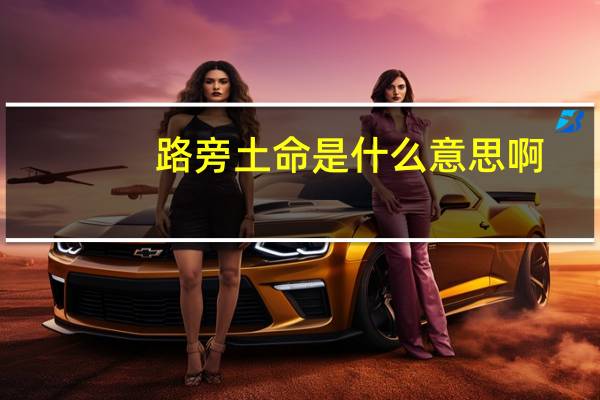 路旁土命是什么意思啊（路旁土命是什么意思）