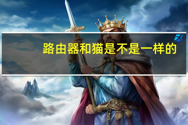 路由器和猫是不是一样的（路由器和猫一样吗）
