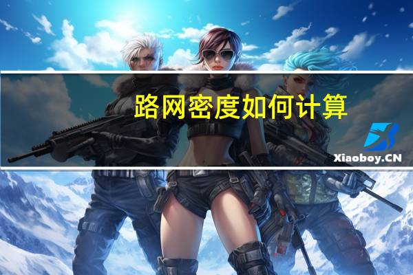 路网密度如何计算（路网密度怎么计算）