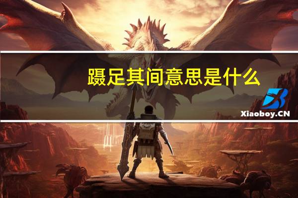 蹑足其间意思是什么