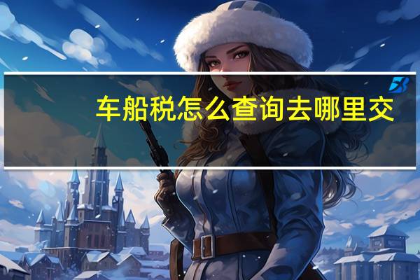 车船税怎么查询去哪里交（车船税怎么查询）