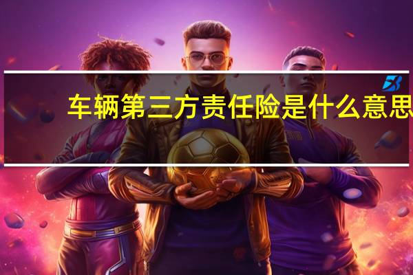 车辆第三方责任险是什么意思（第三方责任险是什么意思）