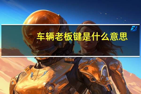 车辆老板键是什么意思（老板键是什么意思）