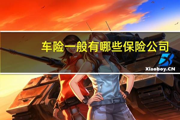 车险一般有哪些保险公司(车险一般有哪几种险)