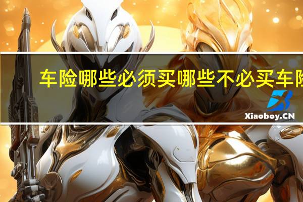 车险哪些必须买哪些不必买车险（车险哪些必须买）