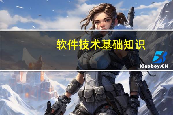 软件技术基础知识（软件技术）