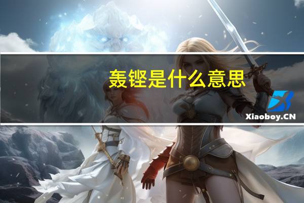 轰铿是什么意思