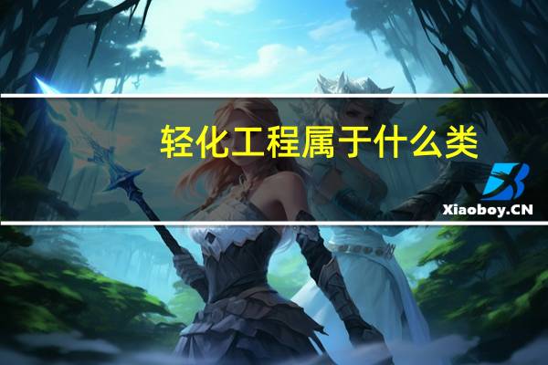 轻化工程属于什么类