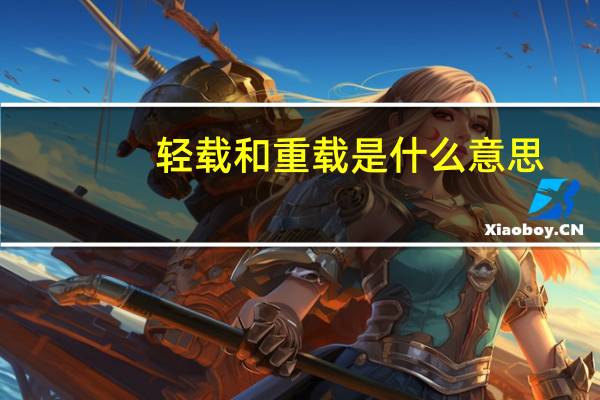 轻载和重载是什么意思