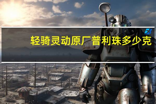 轻骑灵动原厂普利珠多少克（轻骑灵动）