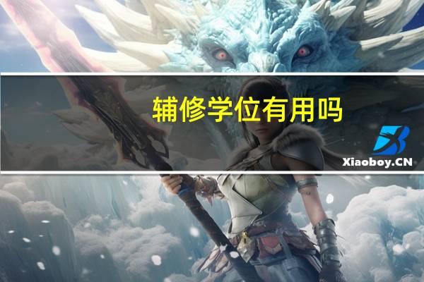 辅修学位有用吗（辅修）