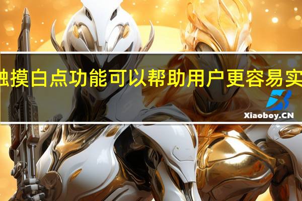辅助触摸白点功能可以帮助用户更容易实现一些操作