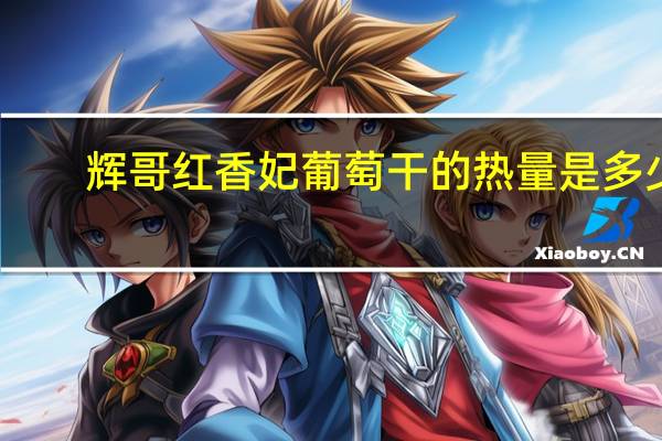 辉哥 红香妃葡萄干的热量是多少