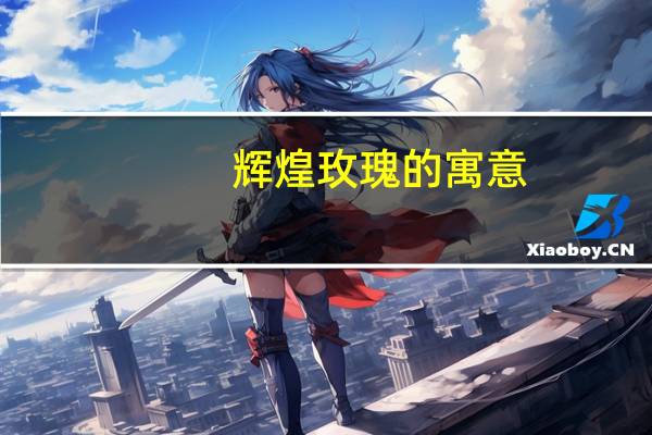 辉煌玫瑰的寓意