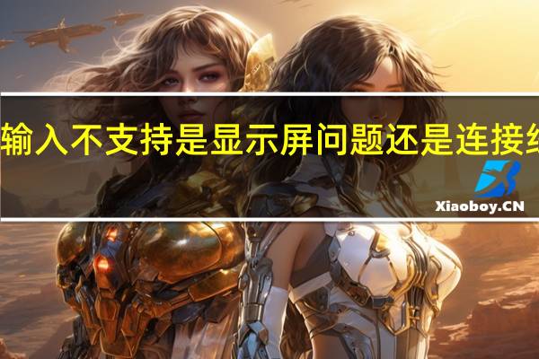 输入不支持是显示屏问题还是连接线问题（输入不支持）